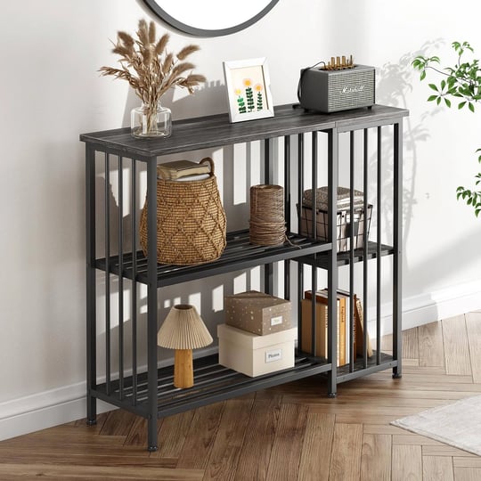 kalrin-console-table-39-4-inches-3-tier-sofa-tables-for-entryway-narrow-tables-with-fall-proof-fenci-1