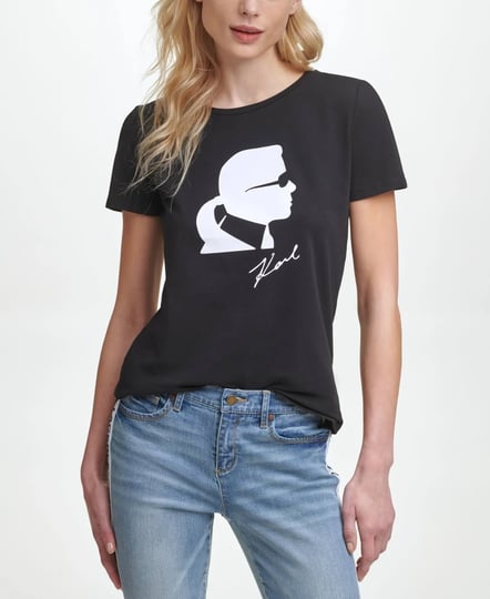 karl-lagerfeld-paris-womens-karl-silhouette-tee-black-size-xs-1