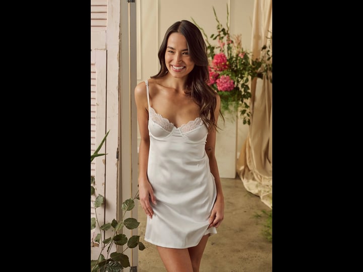 kat-the-label-womens-sienna-satin-cut-out-minidress-ivory-size-xs-1