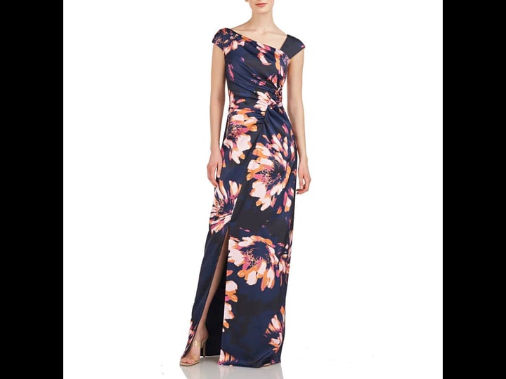 kay-unger-womens-wafa-floral-charmeuse-column-gown-dark-midnight-multi-size-1