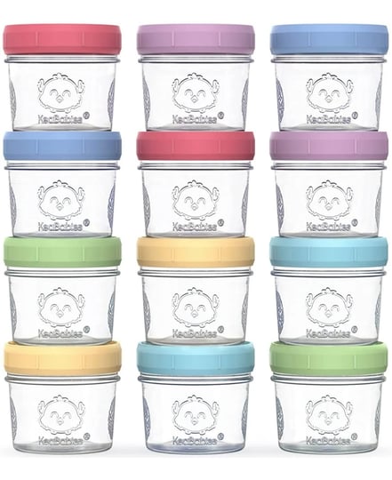 keababies-12-pack-baby-food-glass-containers-4oz-leak-proof-jars-nord-multicolor-1