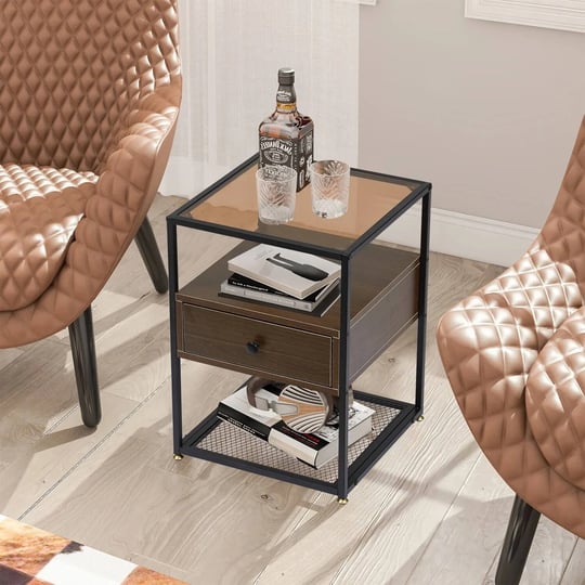 kinbor-modern-end-side-table-with-glass-top-shelf-nightstand-bedside-table-with-drawer-for-living-ro-1