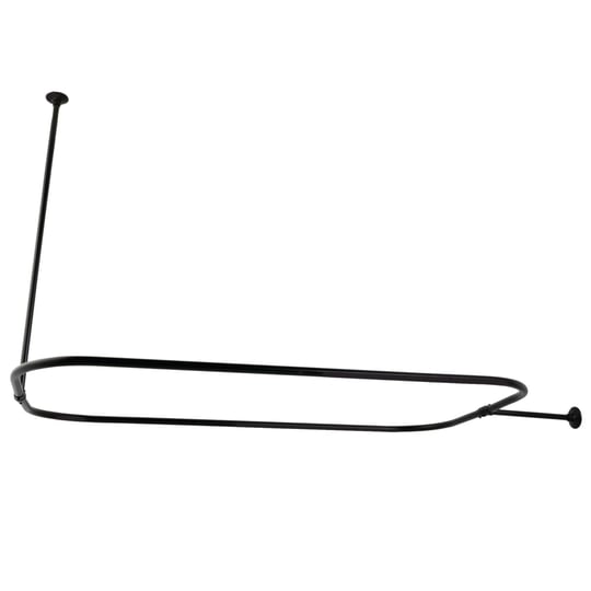kingston-brass-cc3150-rectangular-shower-curtain-rod-matte-black-1