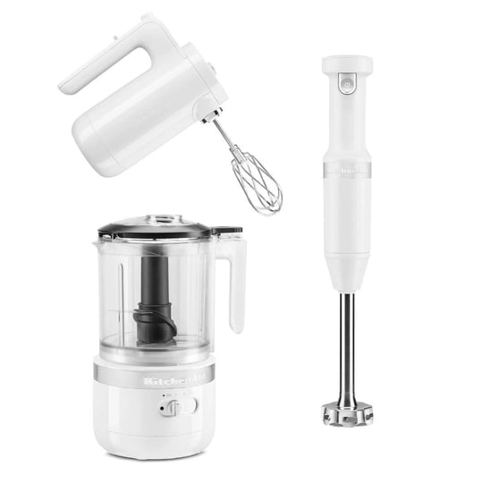 kitchenaid-white-cordless-small-appliances-set-hand-mixer-hand-blender-food-chopper-1