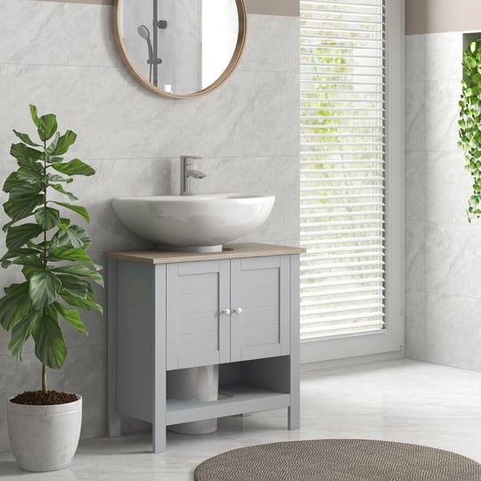 kleankin-bathroom-under-sink-cabinet-vanity-unit-pedestal-1