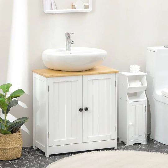 kleankin-modern-bathroom-sink-cabinet-under-sink-storage-cabinet-with-double-doors-and-adjustable-sh-1