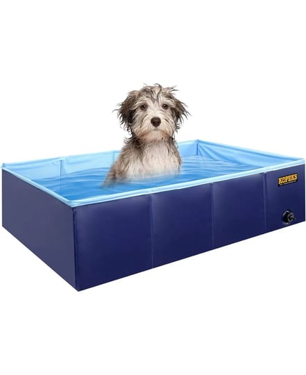 kopeks-outdoor-portable-rectangular-dog-swimming-pool-blue-medium-1