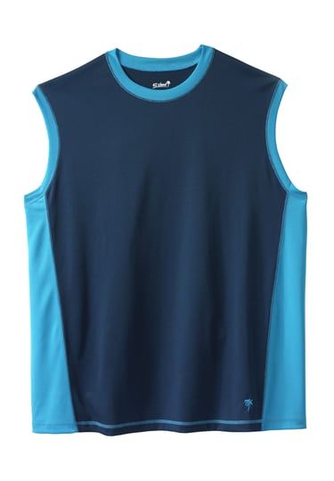 ks-island-by-kingsize-mens-big-tall-muscle-swim-shirt-tall-l-navy-electric-turquoise-blue-rash-guard-1