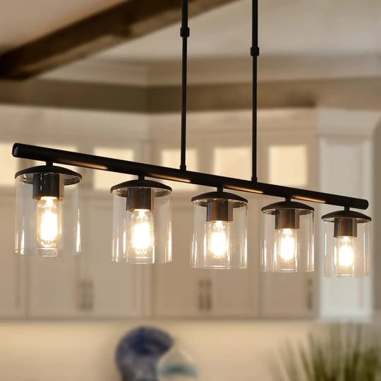 laluz-5-light-linear-pendant-lighting-transitional-kitchen-island-lighting-chandeliers-1