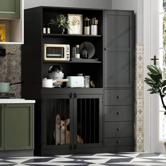 large-dog-crate-storage-cabinet-wooden-heavy-duty-dog-crate-kennel-with-dog-bowl-1-cabinet-3-shelves-1
