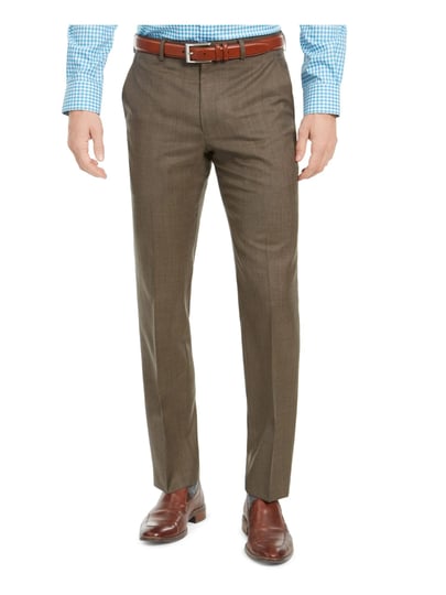 lauren-ralph-lauren-mens-brown-flat-front-straight-leg-pants-40w-34l-1