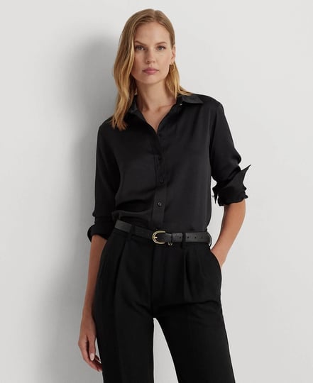 lauren-ralph-lauren-womens-satin-charmeuse-shirt-black-large-1