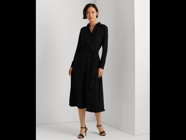 lauren-ralph-lauren-womens-surplice-georgette-midi-dress-black-5