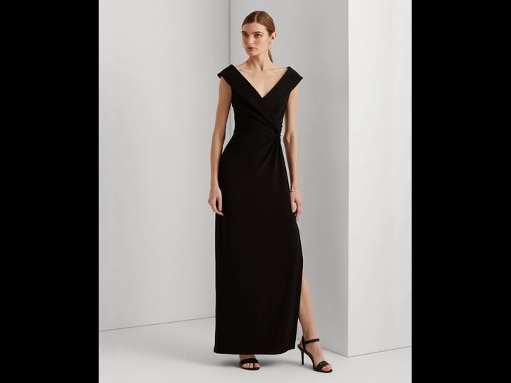 lauren-ralph-lauren-womens-v-neck-column-gown-black-size-19