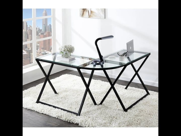 ledel-l-shape-tempered-glass-computer-desk-gaming-corner-desk-black-1