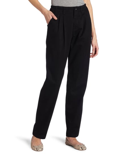 lee-womens-side-elastic-pleated-stretch-khakis-black-black-4-1