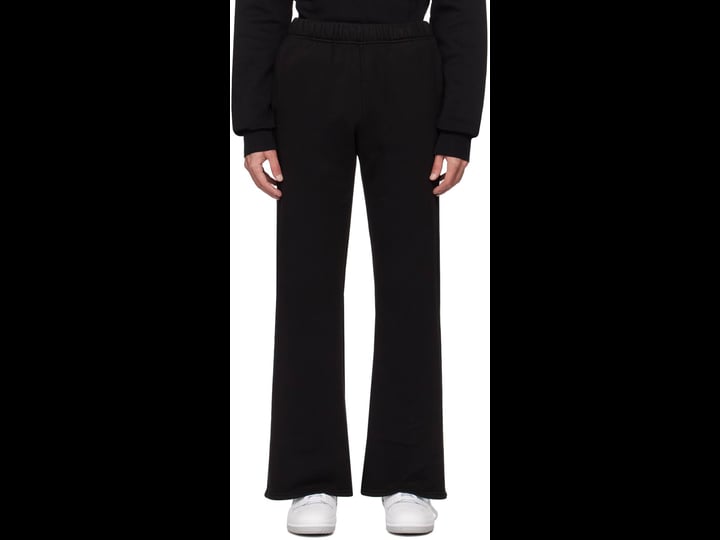 les-tien-black-flared-sweatpants-1