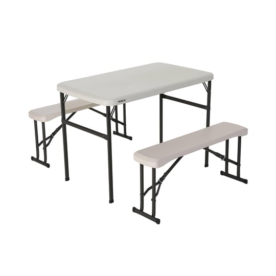 lifetime-folding-picnic-table-with-benches-almond-1