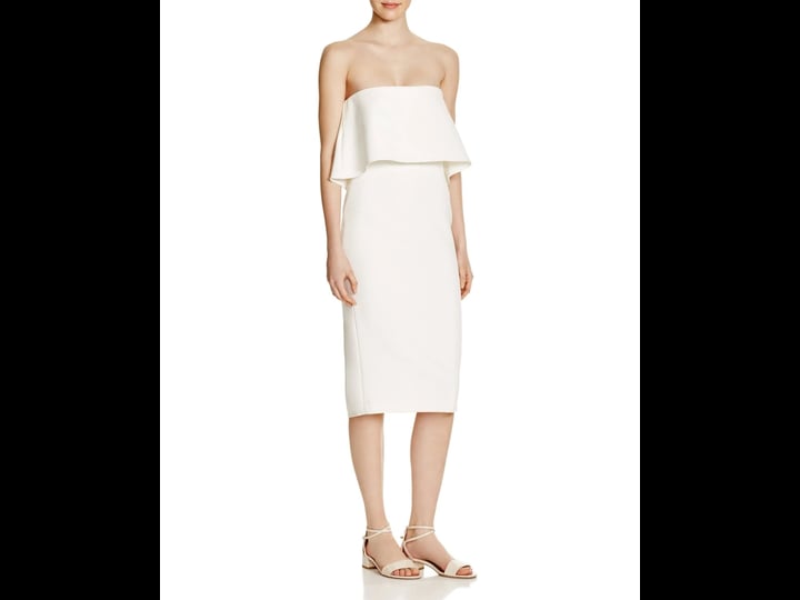 likely-womens-driggs-strapless-dress-white-size-1