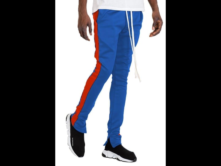 lime-milo-mens-royal-blue-joggers-slim-fit-track-pants-mens-size-small-31