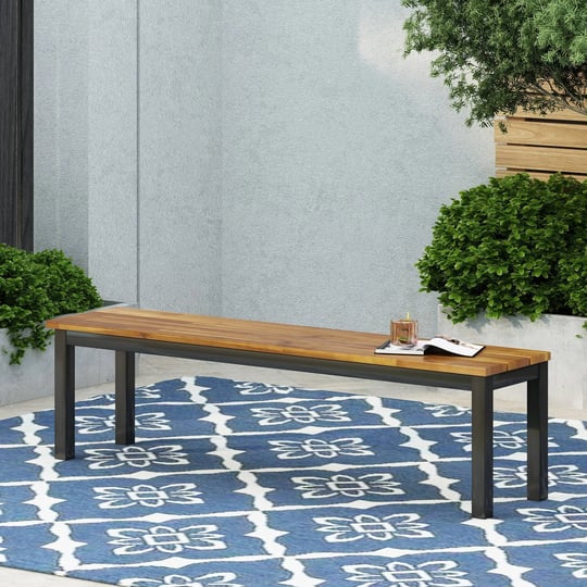 lindsey-outdoor-modern-industrial-acacia-wood-bench-teak-black-christopher-knight-home-1