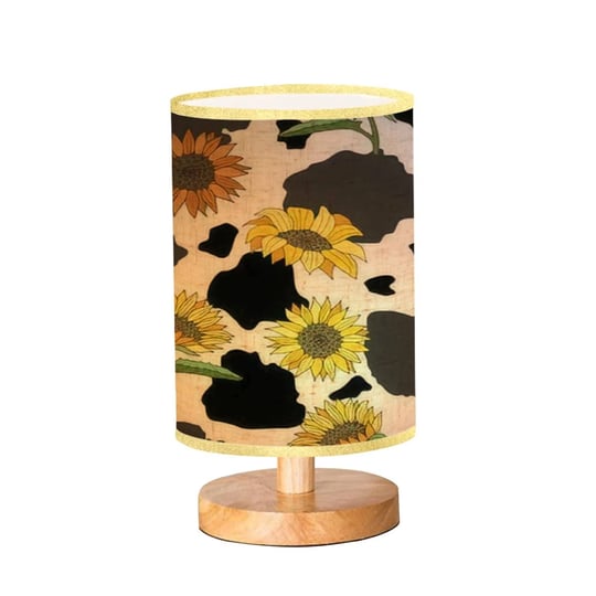 linen-fabric-shade-wood-base-table-lamp-black-and-white-cow-print-with-sunflowers-seamless-from-the--1