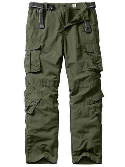 linlon-mens-outdoor-casual-quick-drying-lightweight-hiking-cargo-pants-with-8-pocketsarmy-green36-1