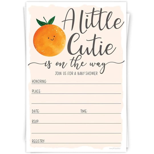 little-cutie-baby-shower-invitations-20-count-with-envelopes-gender-neutral-or-girl-baby-shower-1