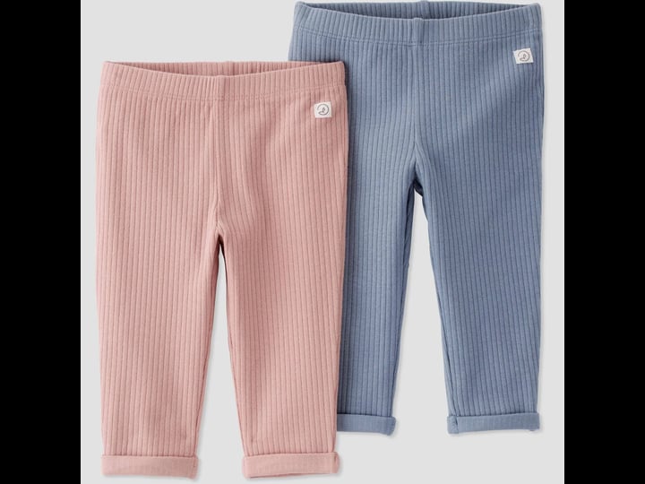 little-planet-by-carters-baby-girls-organic-cotton-ribbed-leggings-pack-of-2-multi-size-newborn-1