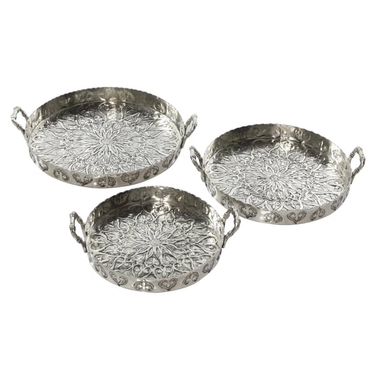 litton-lane-silver-aluminum-traditional-tray-set-of-3-1