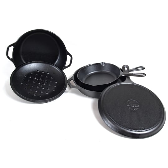 lodge-5-piece-pre-seasoned-cast-iron-cookware-set-black-1
