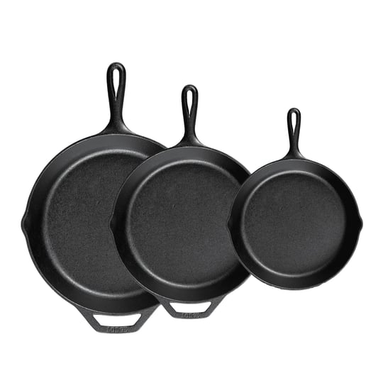 lodge-cast-iron-3-piece-seasoned-skillet-set-black-1