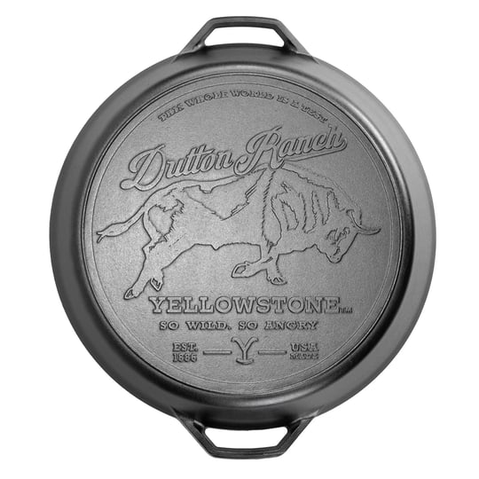 lodge-yellowstone-17-inch-seasoned-cast-iron-bull-dual-handle-skillet-1