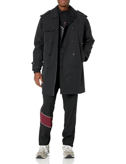 london-fog-classic-fit-modern-double-breasted-trench-coat-black-solid-size-medium-1