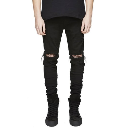 longbida-mens-ripped-slim-fit-skinny-destroyed-distressed-tapered-leg-jeans-black-33