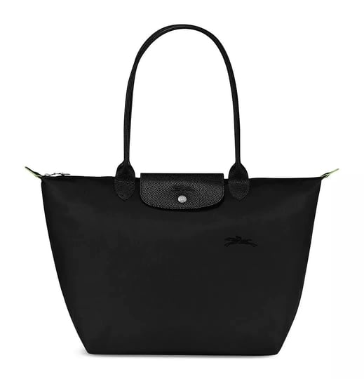 longchamp-le-pliage-green-large-nylon-tote-bag-black-1