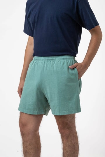 los-angeles-apparel-heavy-jersey-garment-dye-gym-shorts-for-men-in-atlantic-green-size-small-1