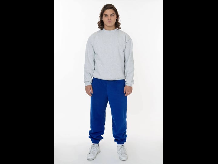 los-angeles-apparel-polar-fleece-sweatpant-for-men-in-royal-blue-size-medium-1