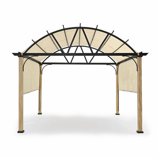 lowes-12-ft-w-x-12-ft-l-x-9-1-4-in-h-natural-wood-grain-metal-freestanding-pergola-with-canopy-el-zp-1