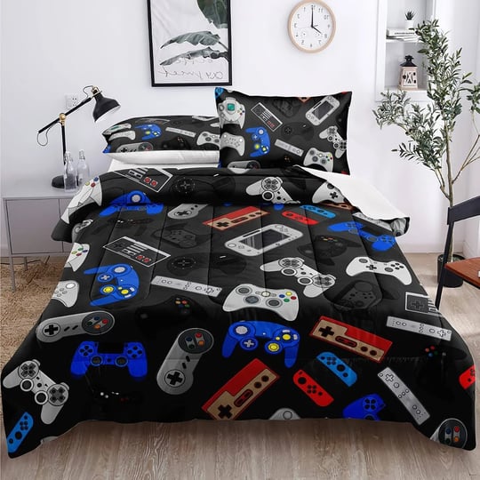 lris-bedding-boys-gamer-comforter-twin-size-kids-children-game-room-decor-video-game-gamer-comforter-1