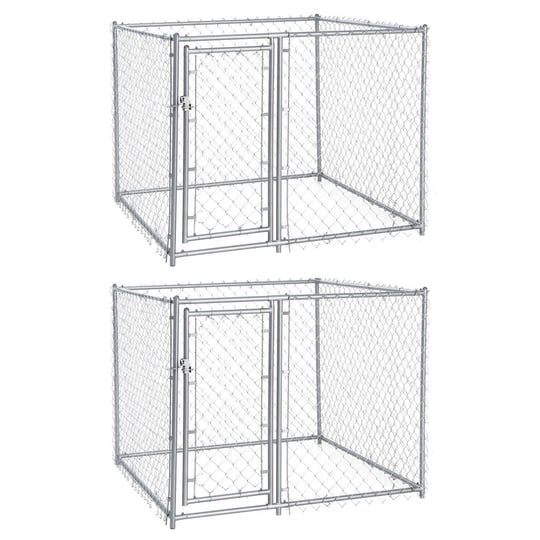 lucky-dog-5-x-5-x-4-foot-heavy-duty-outdoor-chain-link-dog-kennel-2-pack-1