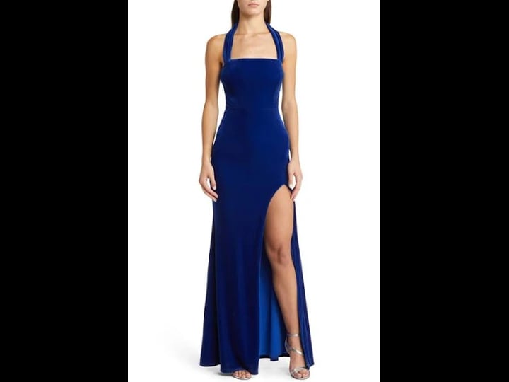 lulus-enchanting-touch-halter-velvet-gown-in-royal-blue-1