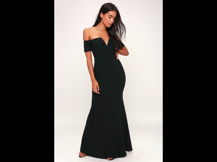 lulus-lynne-black-off-the-shoulder-maxi-dress-size-x-small-100-polyester-1