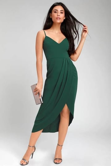 lulus-reinette-dark-green-midi-dress-size-x-large-100-polyester-1