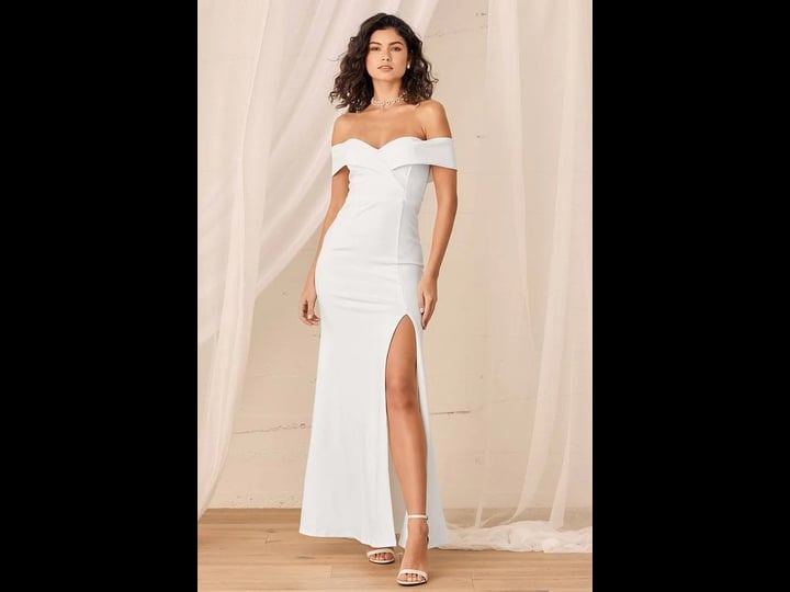 lulus-song-of-love-white-off-the-shoulder-maxi-dress-size-large-100-polyester-1