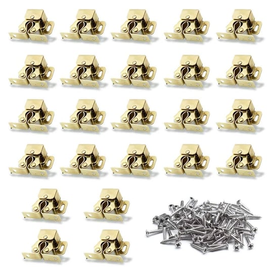 luomorgo-24-pack-double-roller-catch-cabinet-latches-with-spear-strike-for-cupboard-closet-door-gold-1