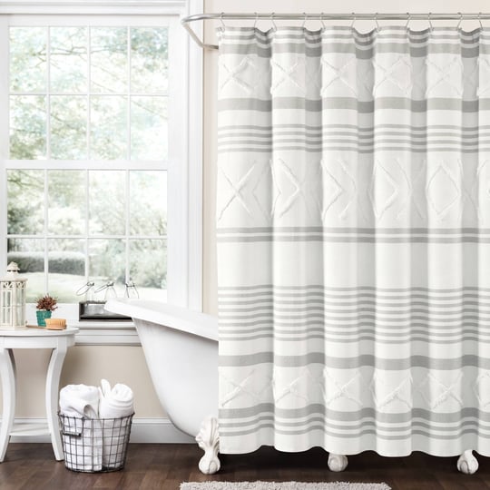 lush-decor-urban-diamond-stripe-woven-tufted-eco-friendly-recycled-cotton-shower-curtain-single-gray-1