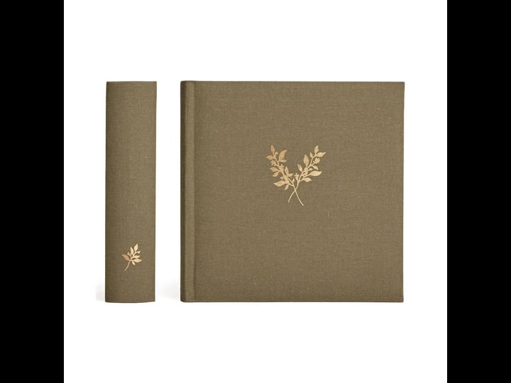 luxury-linen-photo-album-with-acid-free-pockets-traditional-book-bound-with-1