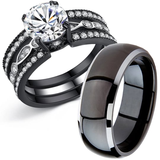 mabella-couple-rings-black-mens-titanium-matching-band-women-cz-stainless-steel-engagement-wedding-s-1
