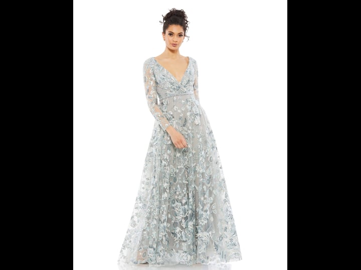 mac-duggal-womens-floral-embroidered-a-line-gown-platinum-size-7